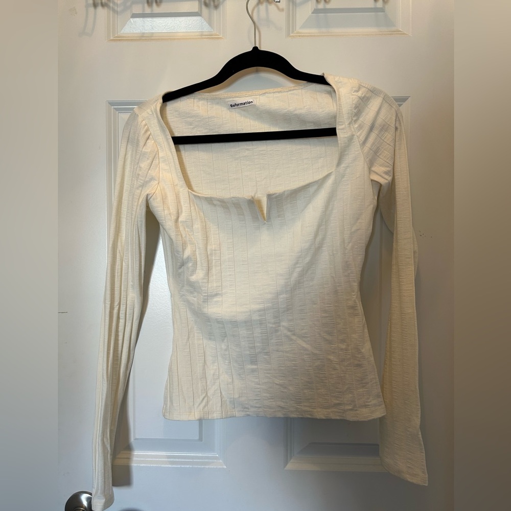 Reformation rib top
